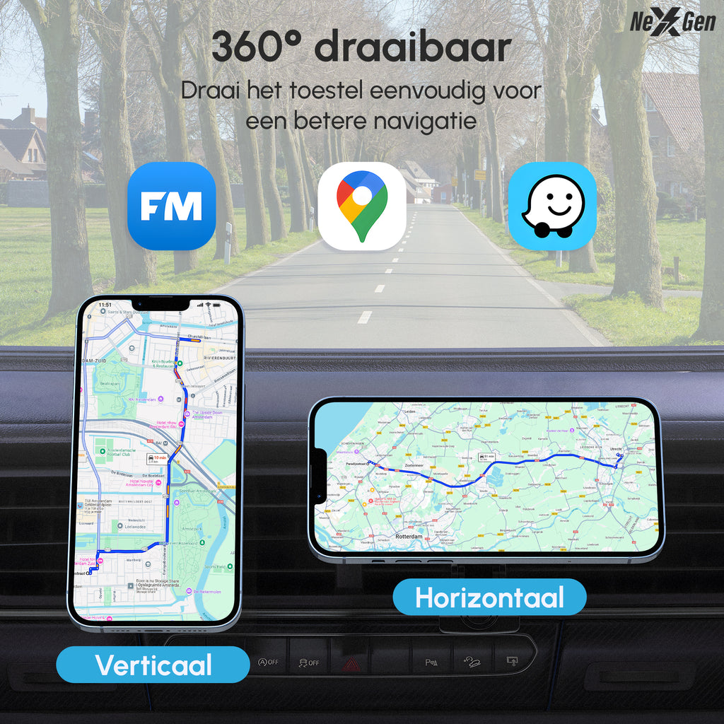 NexGen Telefoonhouders Auto Oplader