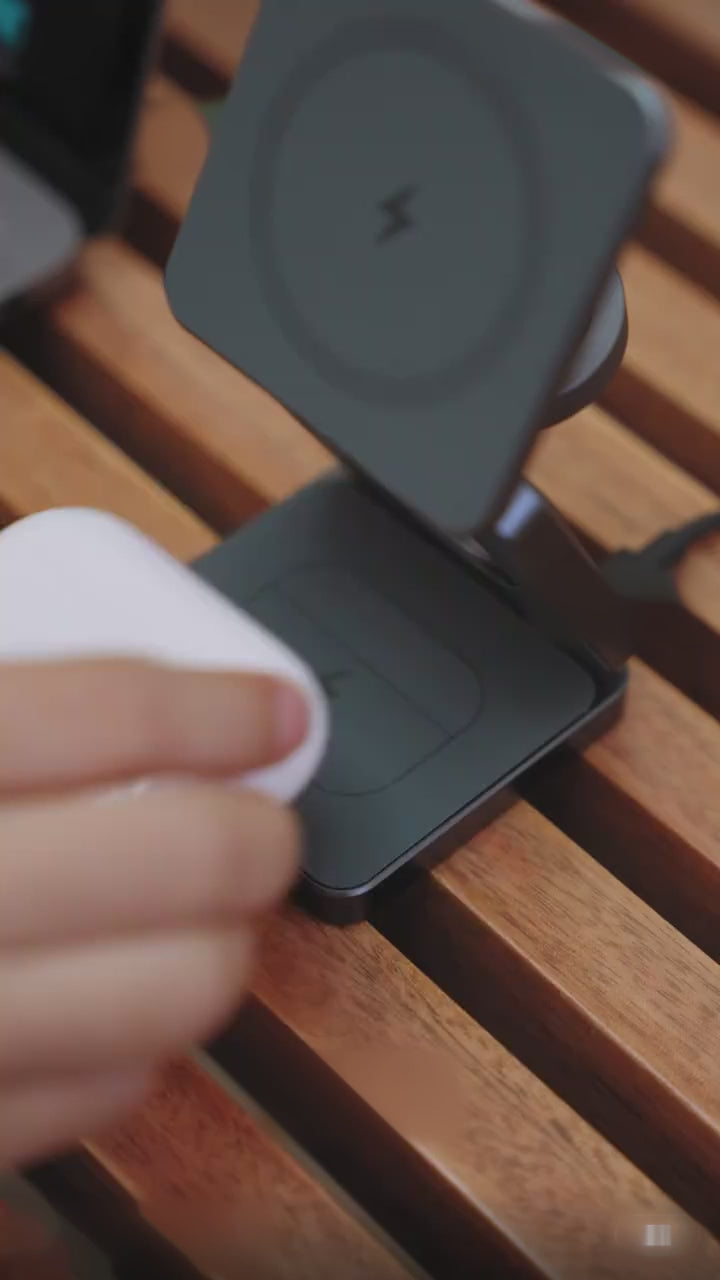 NexGen 3 in 1 Draadloze Oplader Bundel Grijs